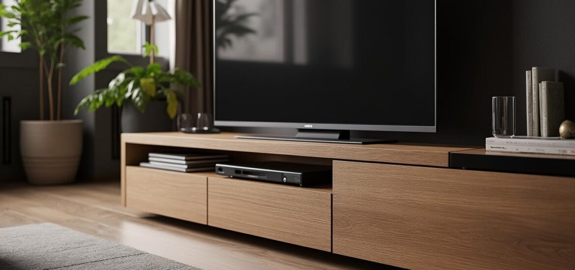 découvrez comment le meuble tv forum 9837patv en chêne dakota sublime votre salon avec son design élégant et fonctionnel. apportez une touche moderne à votre espace de vie tout en optimisant le rangement de votre matériel audiovisuel.