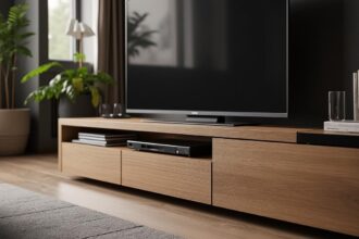 découvrez comment le meuble tv forum 9837patv en chêne dakota sublime votre salon avec son design élégant et fonctionnel. apportez une touche moderne à votre espace de vie tout en optimisant le rangement de votre matériel audiovisuel.