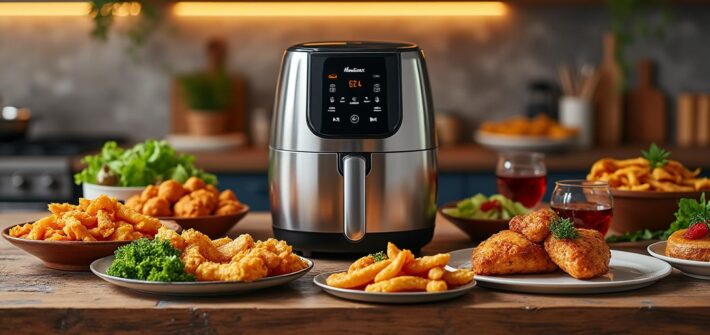 découvrez une sélection de délicieuses recettes à réaliser avec votre air fryer moulinex. transformez vos repas quotidiens en créations savoureuses et saines, tout en profitant de la rapidité et de la facilité de cuisson de votre friteuse à air. que vous soyez amateur de plats croustillants ou de desserts gourmands, inspirez-vous avec nos idées de recettes irrésistibles.