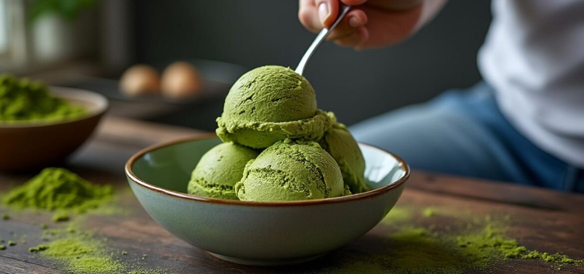 découvrez comment réaliser une glace au thé matcha sans sorbetière : une recette facile, raffinée et pleine de saveurs pour impressionner vos invités en toute simplicité.