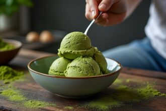 découvrez comment réaliser une glace au thé matcha sans sorbetière : une recette facile, raffinée et pleine de saveurs pour impressionner vos invités en toute simplicité.