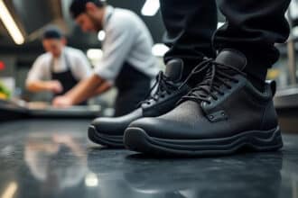 découvrez pourquoi les chaussures de sécurité de cuisine noires s2 src tony sont plébiscitées par les chefs : sécurité optimale, confort durable et résistance aux glissades pour une performance irréprochable en cuisine.