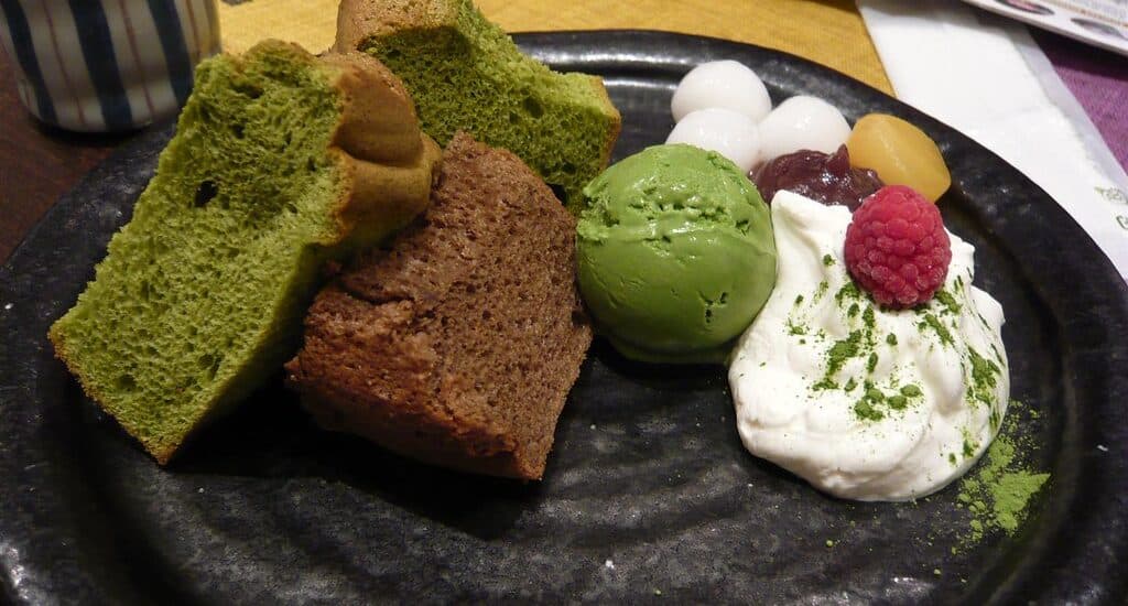 Sponge cake au matcha