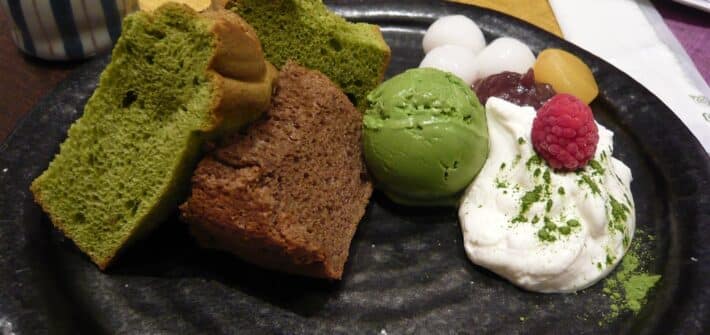 Sponge cake au matcha
