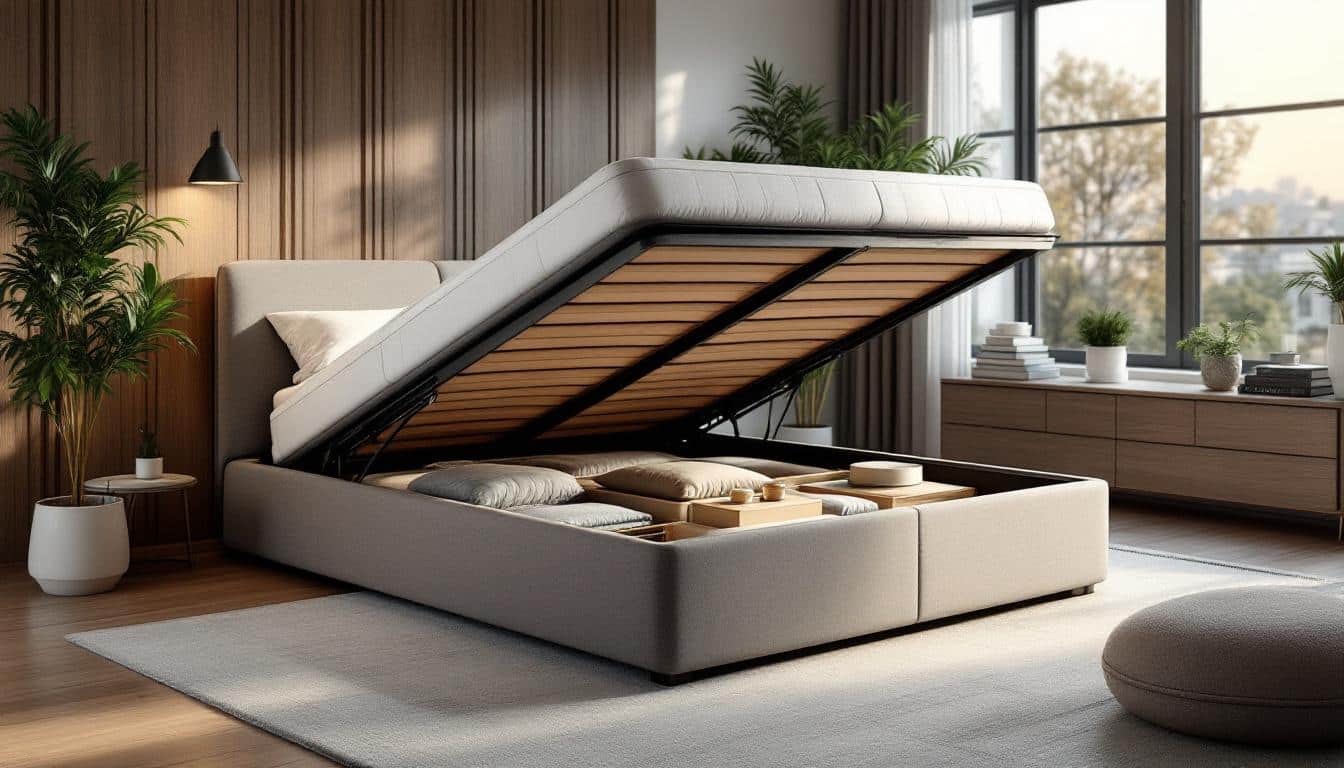 découvrez les avantages d'un lit coffre avec rangement pour optimiser votre espace et sublimer votre décoration intérieure avec style et praticité.