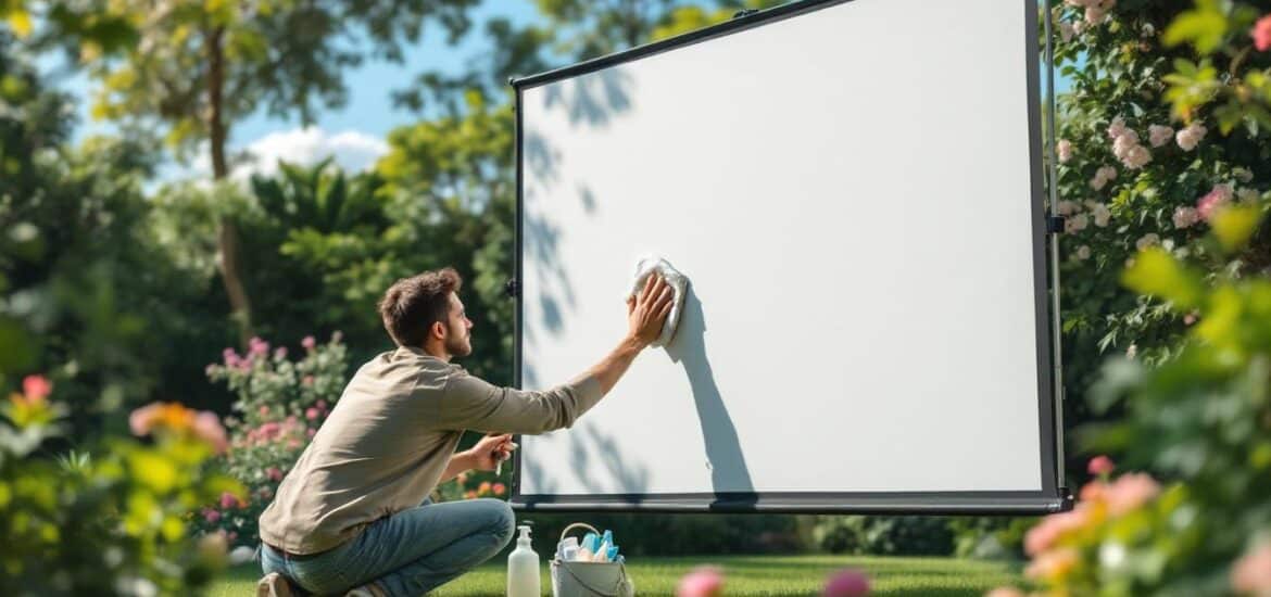 découvrez nos conseils pratiques pour entretenir votre écran de projection extérieur et prolonger sa durée de vie. astuces simples pour préserver la qualité d'image et éviter les dommages.