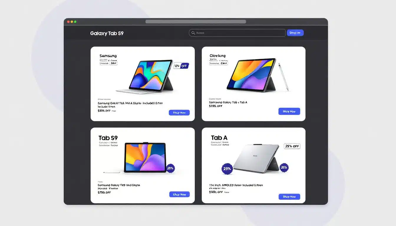 découvrez nos astuces simples et efficaces pour trouver une tablette samsung pas chère en ligne rapidement et en toute confiance.