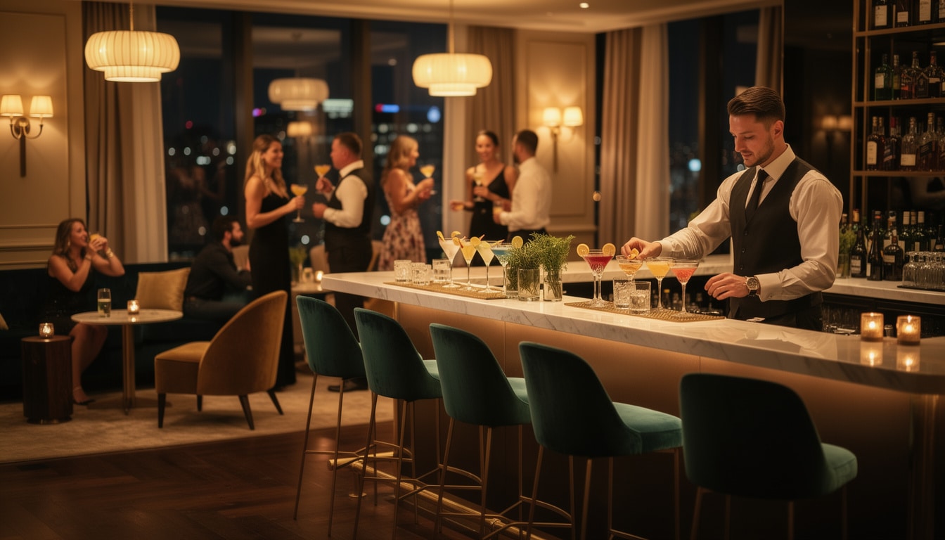 découvrez comment un service de boissons sur mesure peut rendre votre soirée inoubliable grâce à des cocktails personnalisés et une expérience unique pour vos invités.