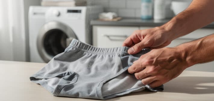 découvrez notre guide d'entretien spécialement conçu pour prolonger la durée de vie de vos sous-vêtements homme adaptés aux peaux sensibles, avec des conseils simples et efficaces.