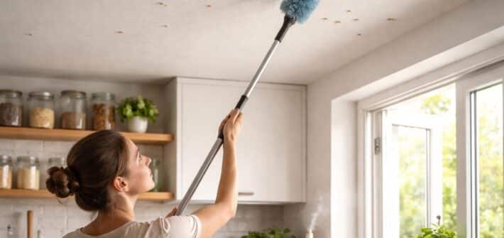 découvrez des techniques efficaces pour éliminer les larves de mites alimentaires présentes au plafond et protéger votre cuisine de manière naturelle et durable.