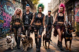 explorez comment le mouvement punk à chien a influencé les tendances urbaines, en façonnant la culture, la mode et l'expression sociale dans les villes contemporaines.