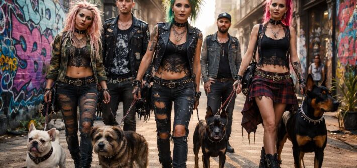 explorez comment le mouvement punk à chien a influencé les tendances urbaines, en façonnant la culture, la mode et l'expression sociale dans les villes contemporaines.