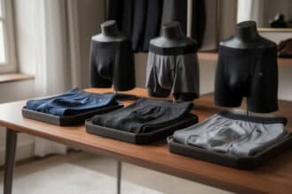 découvrez notre sélection des 5 meilleurs sous-vêtements invisibles pour homme, parfaits pour rester élégant et confortable sous un costume.