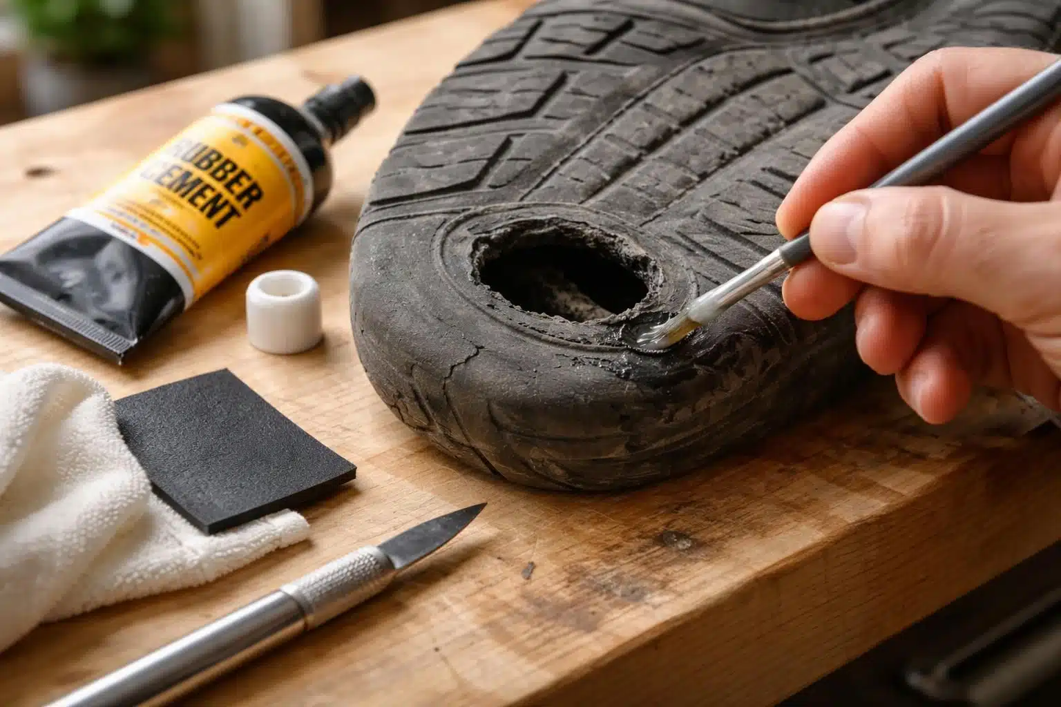 découvrez des astuces simples et efficaces pour réparer la semelle trouée de vos chaussures en caoutchouc et prolonger leur durée de vie facilement.