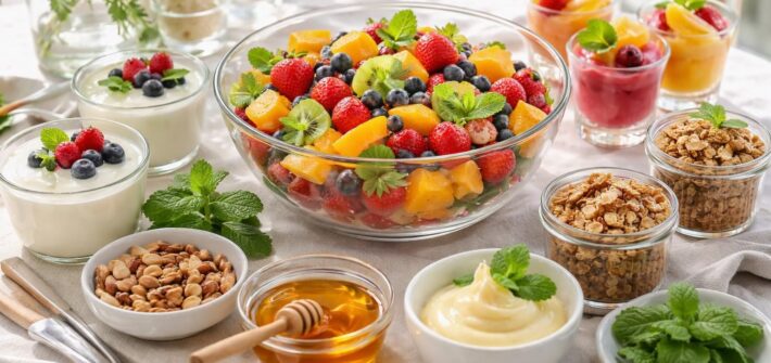 découvrez nos idées originales pour accompagner votre salade de fruits et impressionner vos invités avec des saveurs fraîches et gourmandes.
