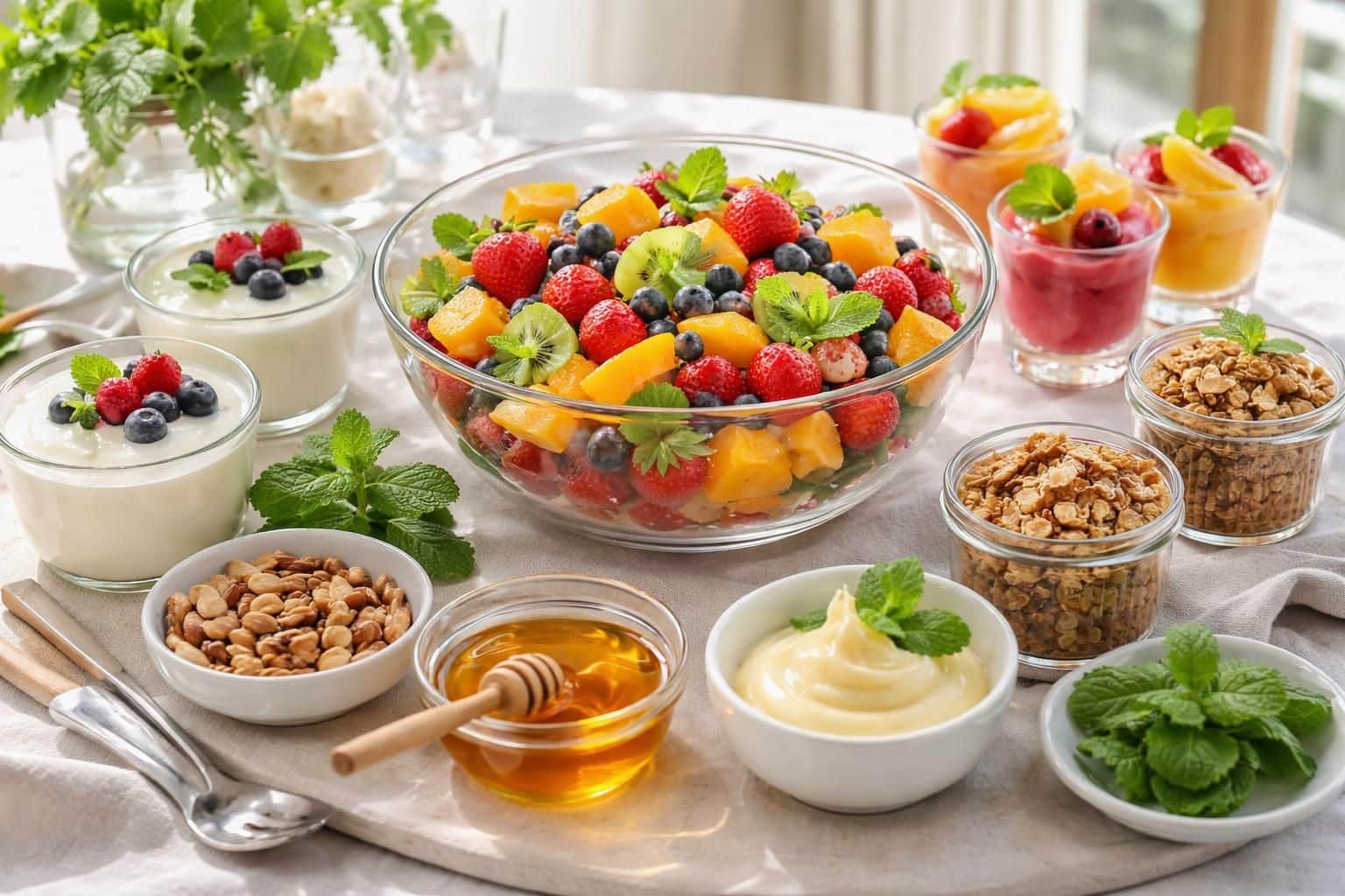 découvrez nos idées originales pour accompagner votre salade de fruits et impressionner vos invités avec des saveurs fraîches et gourmandes.