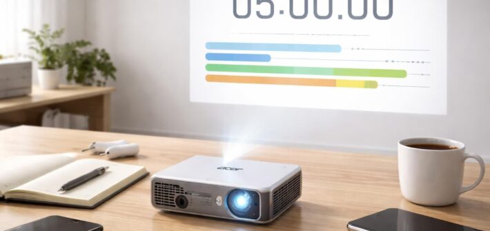 découvrez comment utiliser le mini vidéoprojecteur acer pour afficher facilement chronos et intervalles en grand. astuces pratiques pour optimiser vos projections et améliorer votre expérience visuelle.