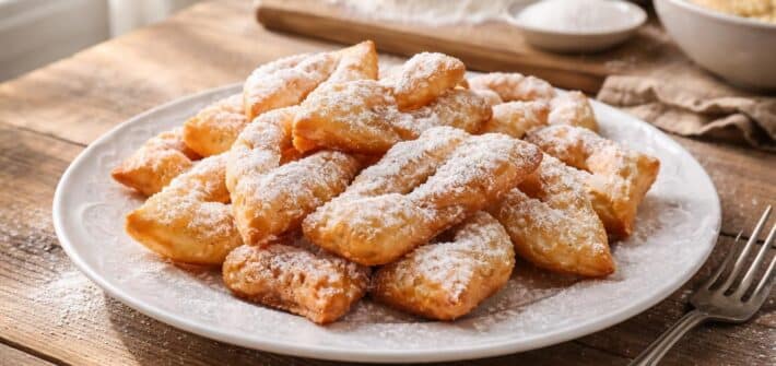 découvrez la recette authentique des bugnes moelleuses, un classique incontournable à maîtriser pour régaler famille et amis lors des fêtes.