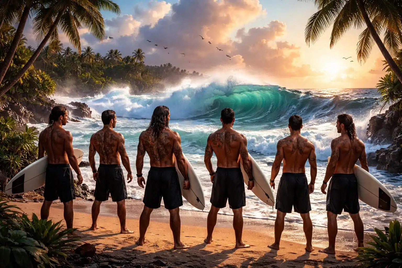 découvrez le clan des black shorts d'hawaï, véritables gardiens des vagues, entre traditions, passion du surf et protection de l'océan.
