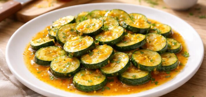 découvrez notre recette rapide de courgettes à l'orange, un plat express prêt en seulement 15 minutes, parfait pour un repas savoureux et léger.