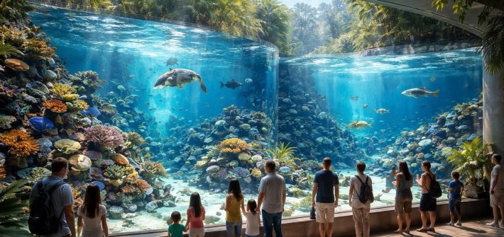 découvrez l'aquarium à sérignan, une oasis de biodiversité où petits et grands peuvent explorer la richesse du monde marin à travers des expositions captivantes et des animations éducatives.